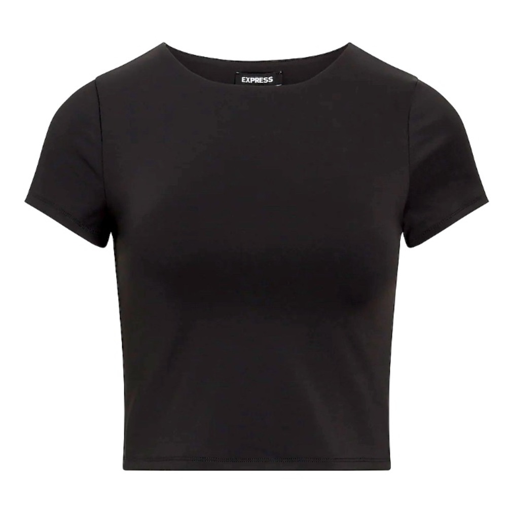 Crop tee body contour